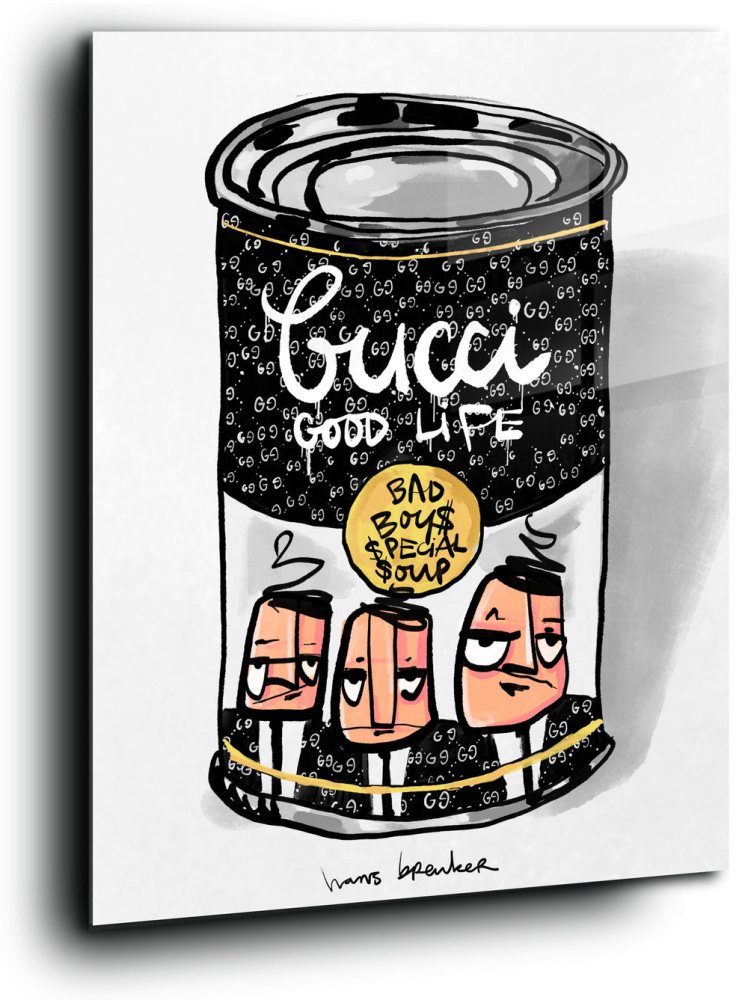 Gucci The Good Life – Bad Boys Campbell’s Soup art