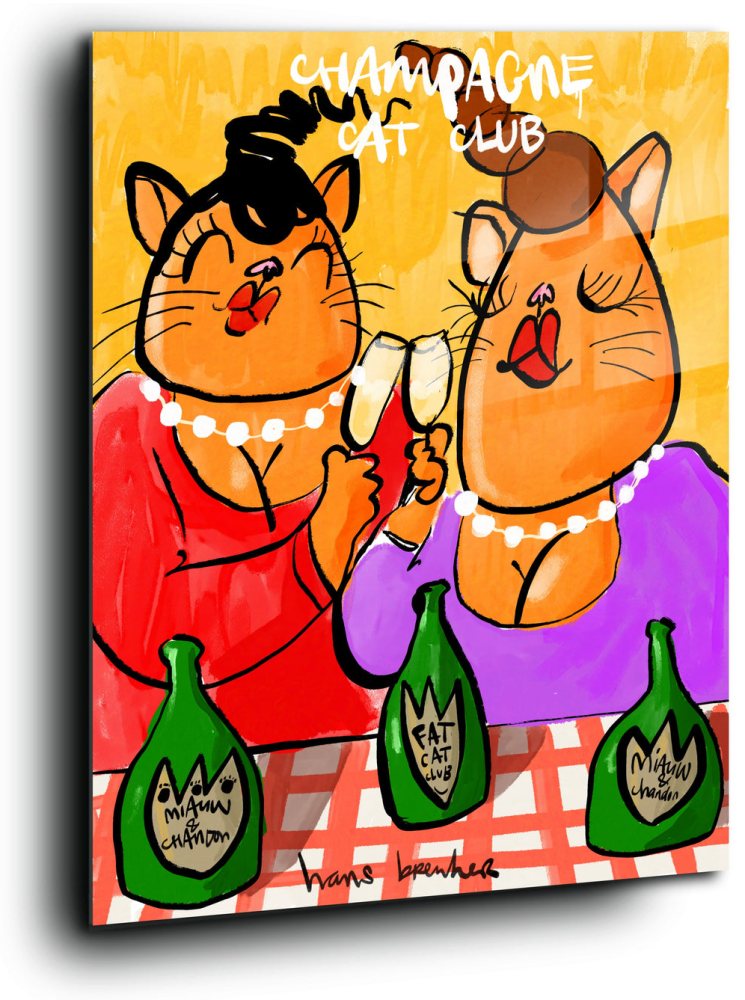 Champagner-Katzenclub