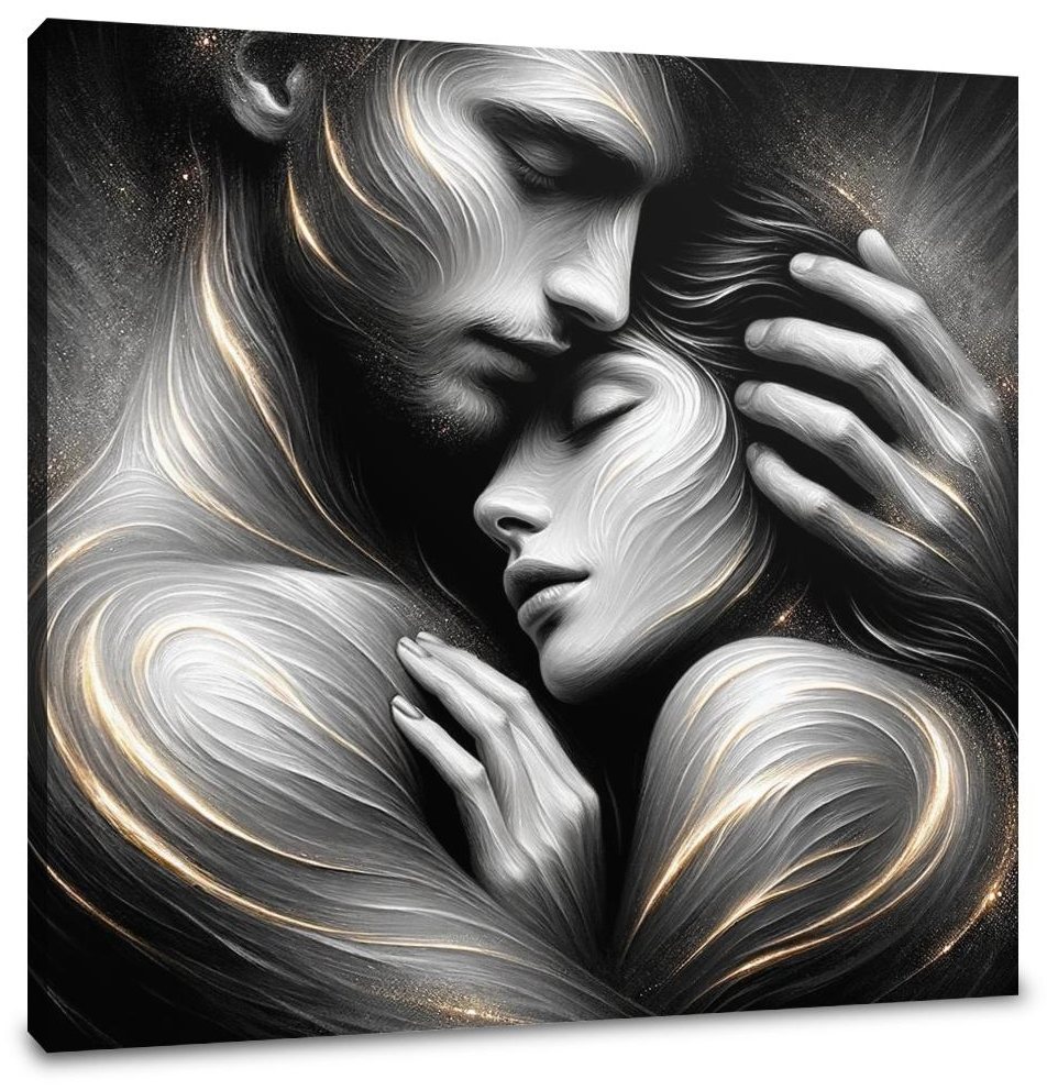 Embrace: Souls United in Love Canvas