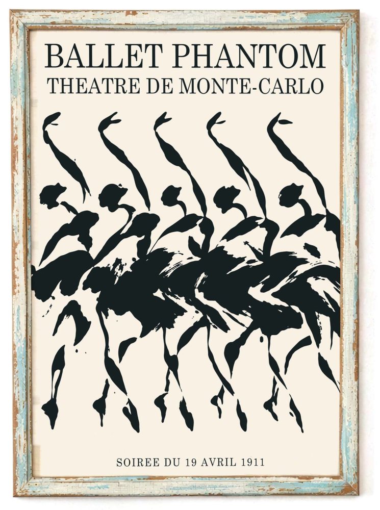 Ballet Phantom Theatre Dance Poster Print