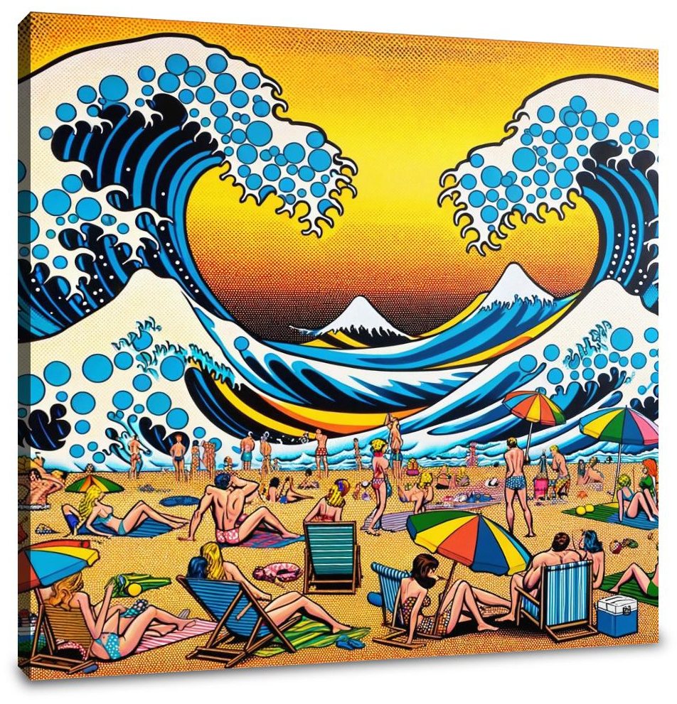 Seaside Pop Spectacle Canvas