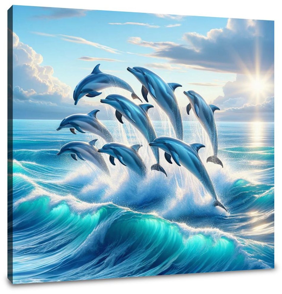 Ocean Leap Canvas