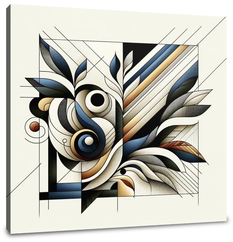 Organic Geometry Canvas