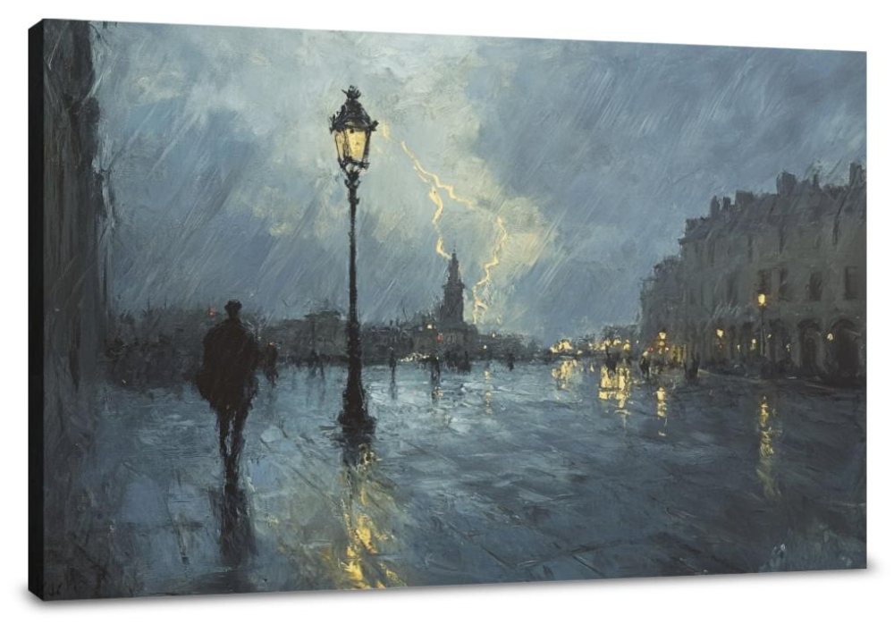 Struggle Against the Storm Canvas
