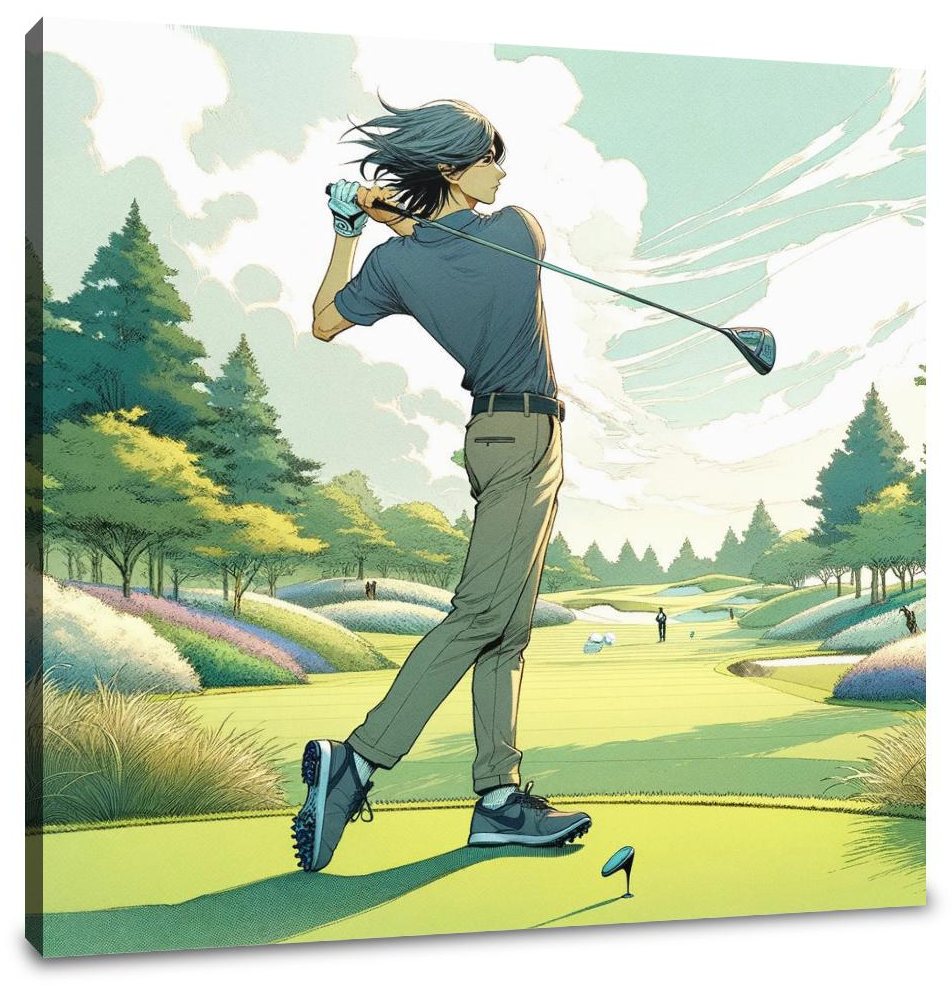 Serene Swing Canvas