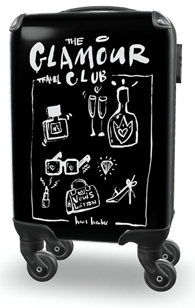 Amsterdam Travel. Ajax Art suitcase