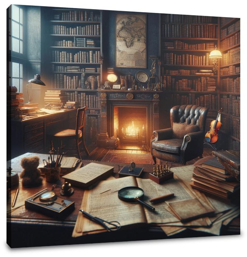 Study of Solitude Canvas