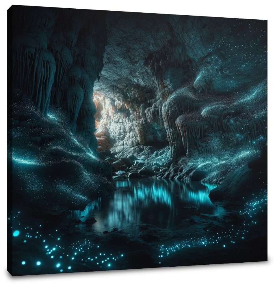 Glowworm Cave Canvas