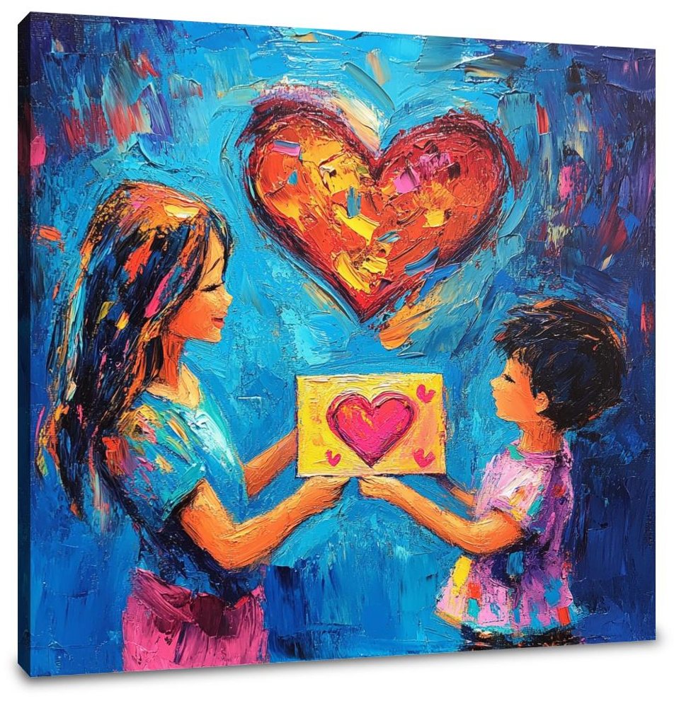 Heartfelt Greeting Canvas