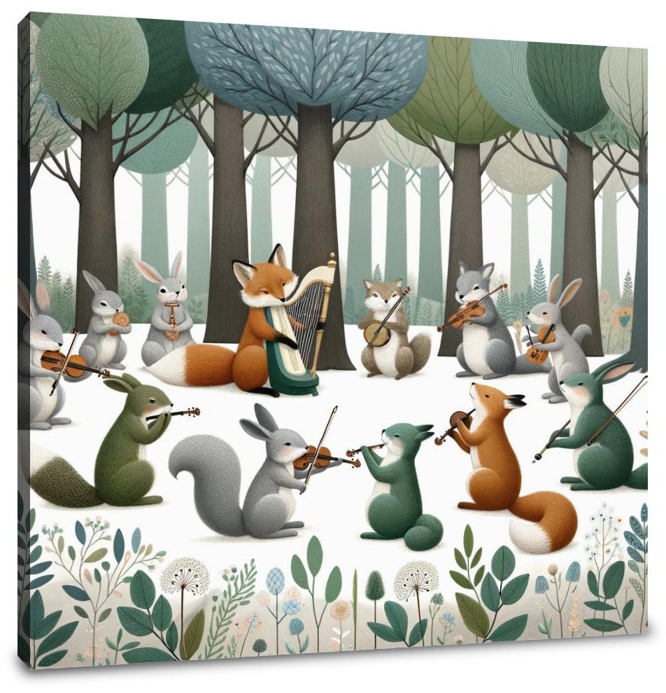 Woodland Orchestra Canvas