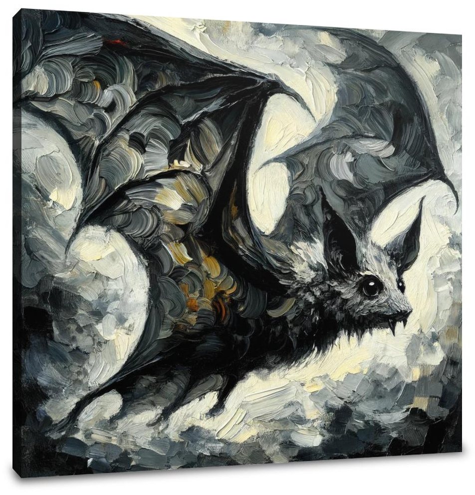 Gothic Bat Canvas