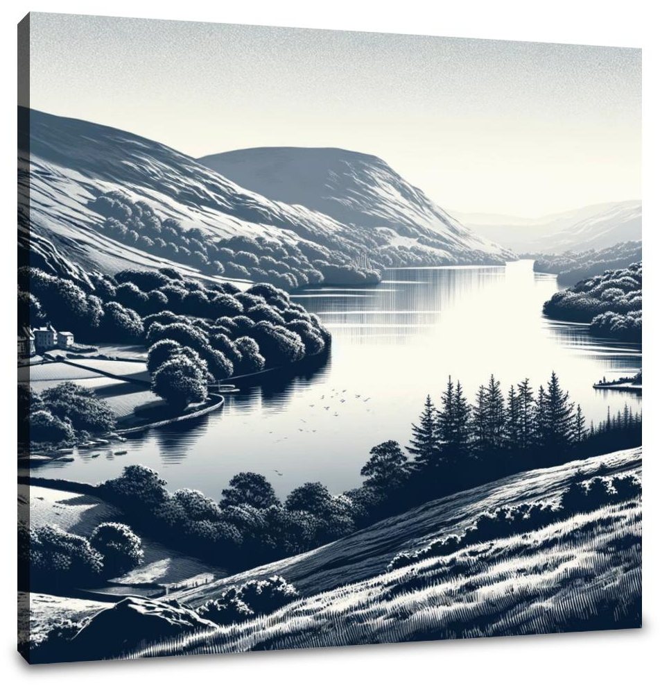 Tranquil Lake District Canvas