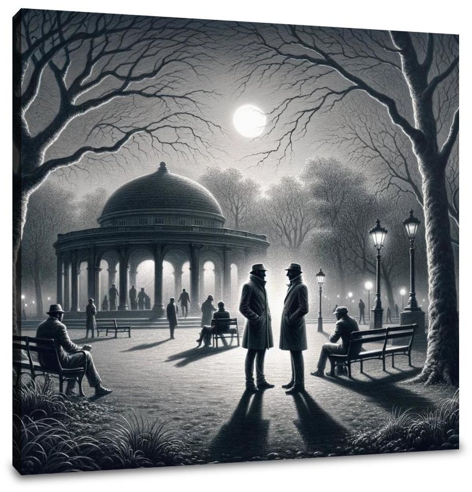 Moonlit Conspiracies Canvas