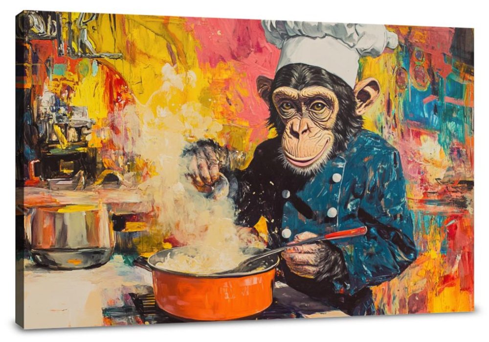 Culinary Monkey Dream Canvas