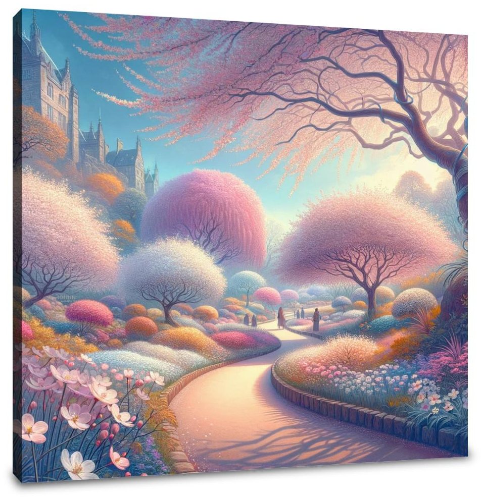 Edinburgh Enchanted Botanics Canvas