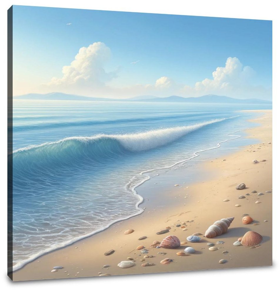 Tranquil Beachscape Canvas