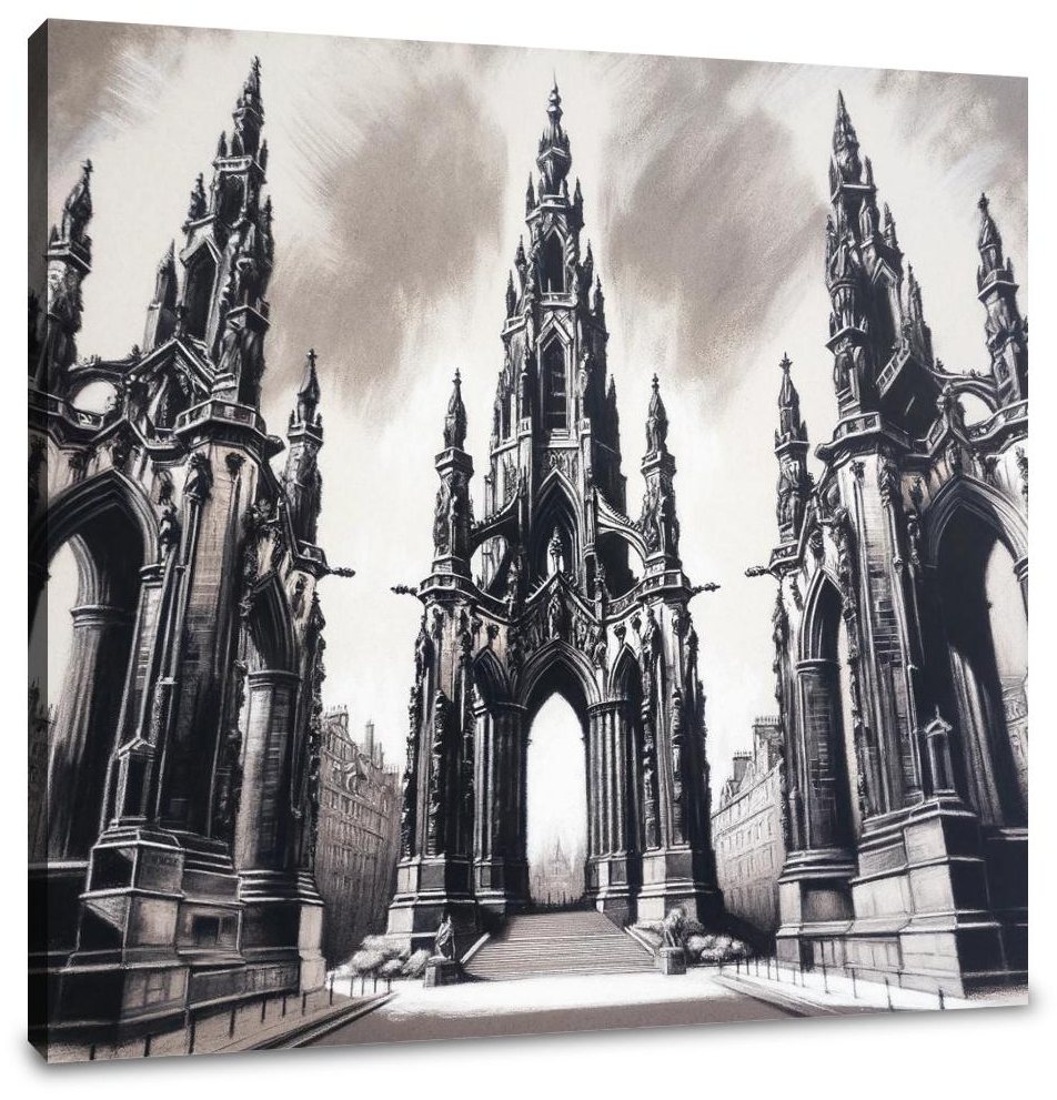 Edinburgh Gothic Elegance Canvas