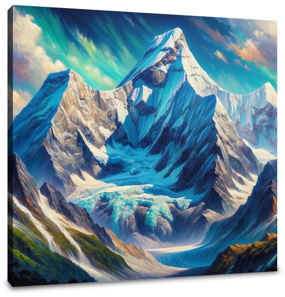 Ama Dablam Vivid Canvas