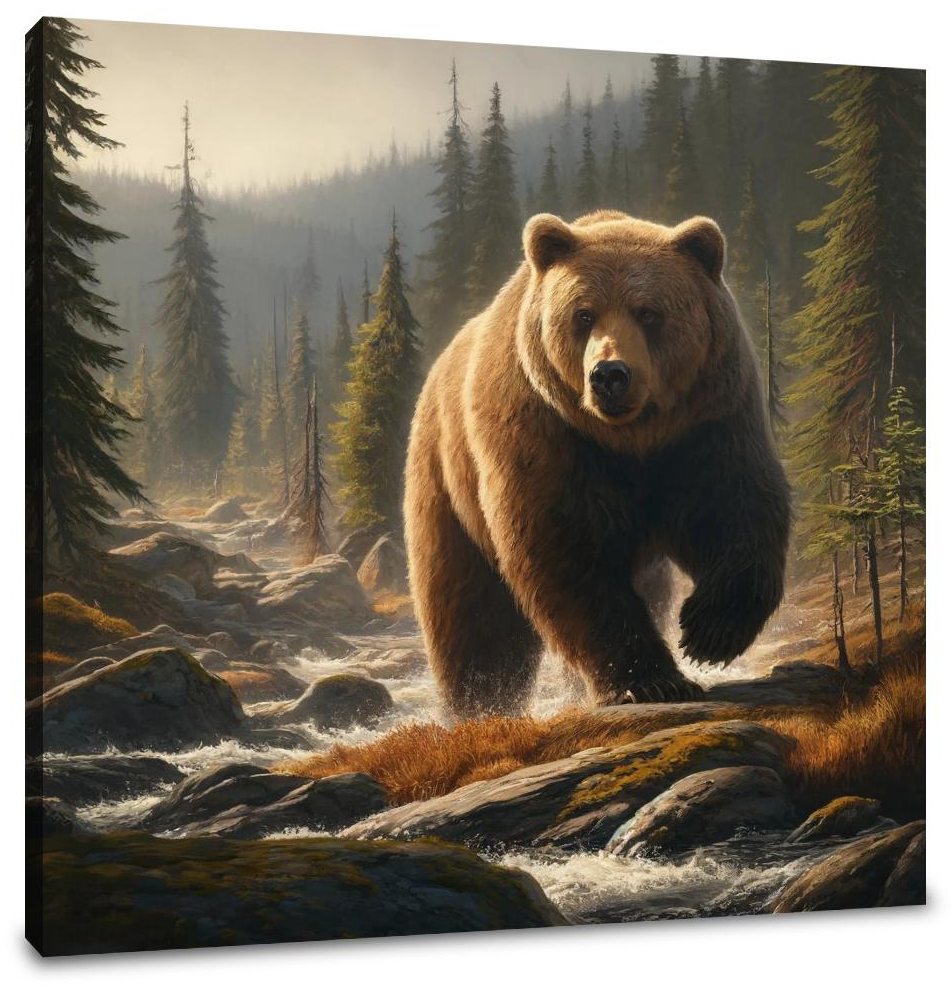 Majestic Bear Canvas