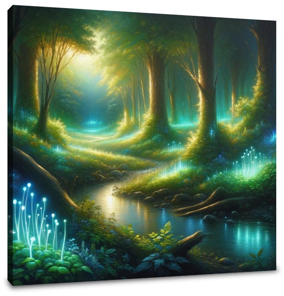 Enchanted Glade Forest Canvas