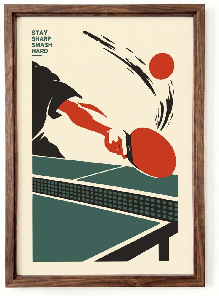 Table Tennis Sports Poster