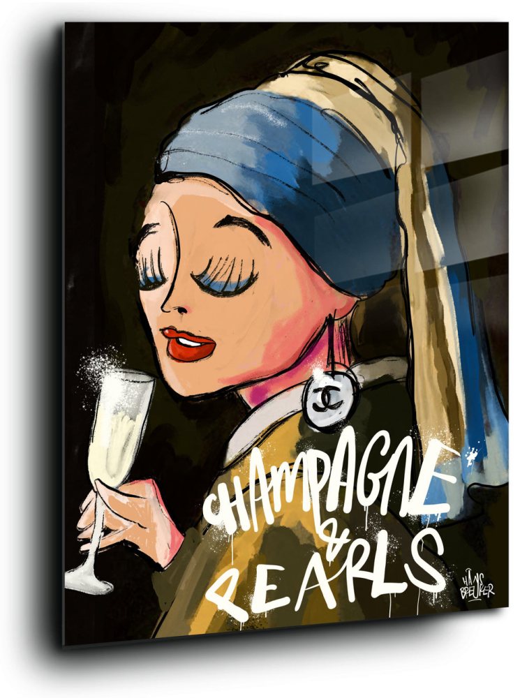 Champagne and pearls