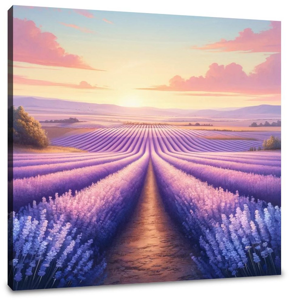 Lavender Tranquility Canvas