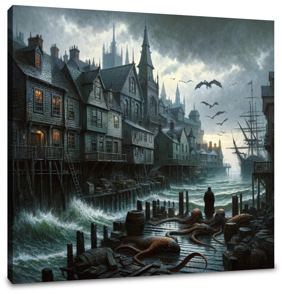 The Shadow Over Innsmouth Canvas