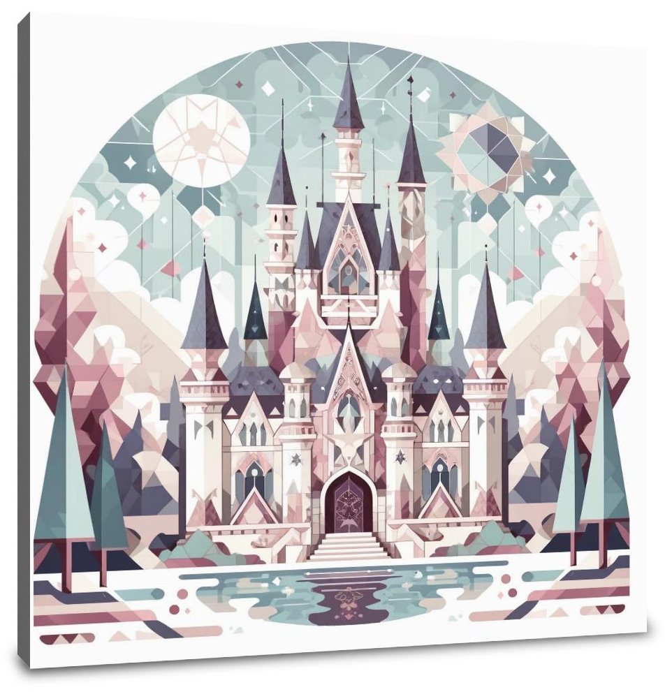 Whimsical Castle Canvas
