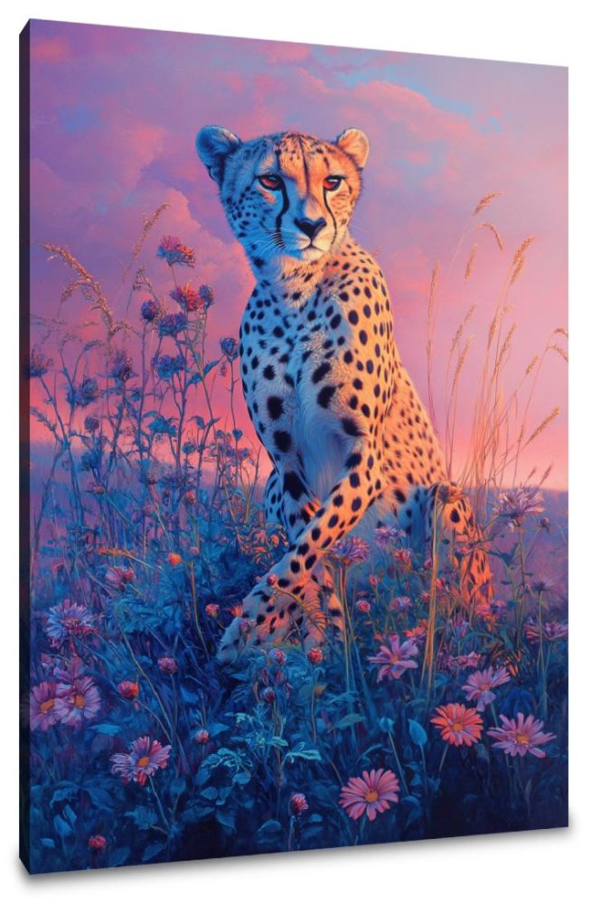 Cheetah Velocity Canvas