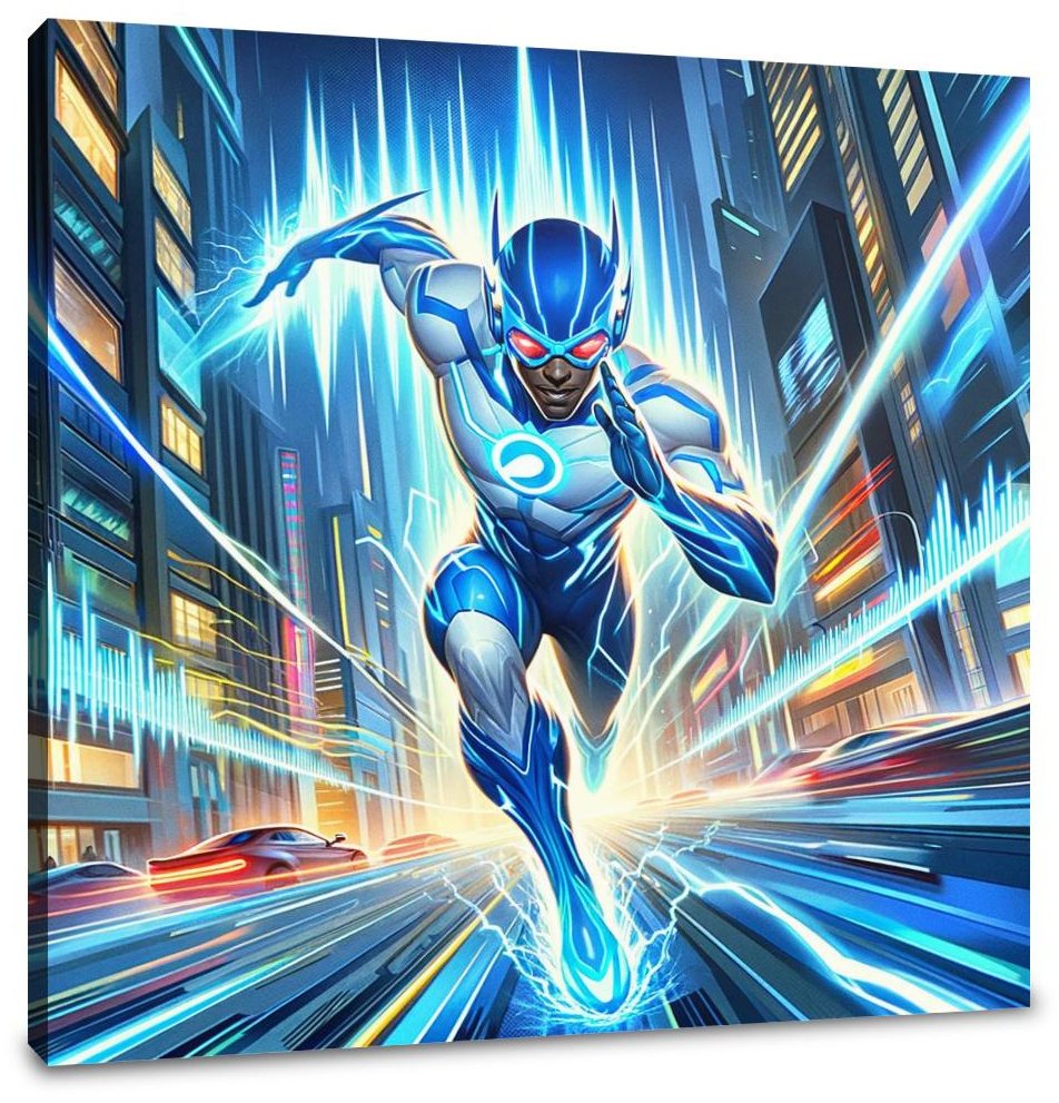 Sonic Boom Canvas