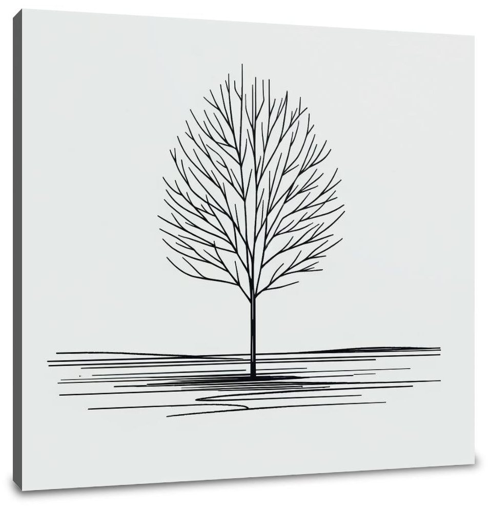 Solitary Tree Canvas