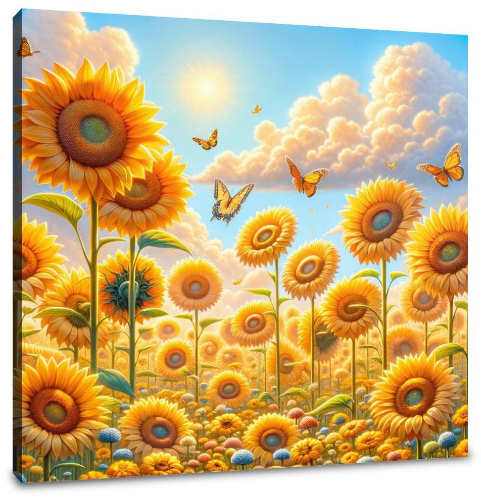Sunflower Meadow Canvas