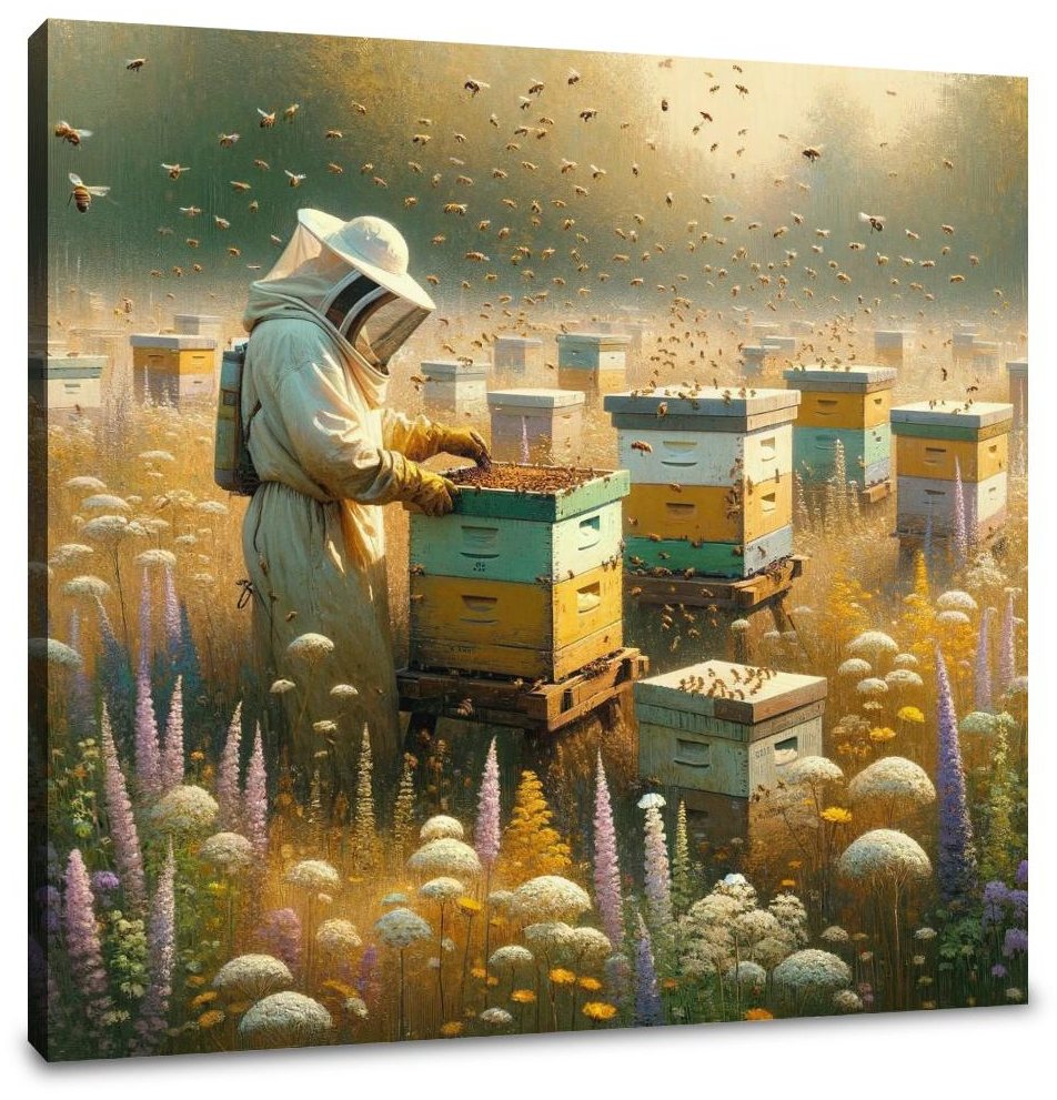 Wildflower Apiary Canvas
