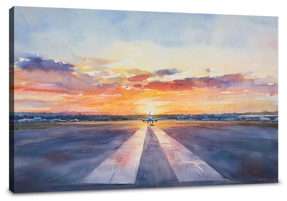 Sunset Descent Canvas