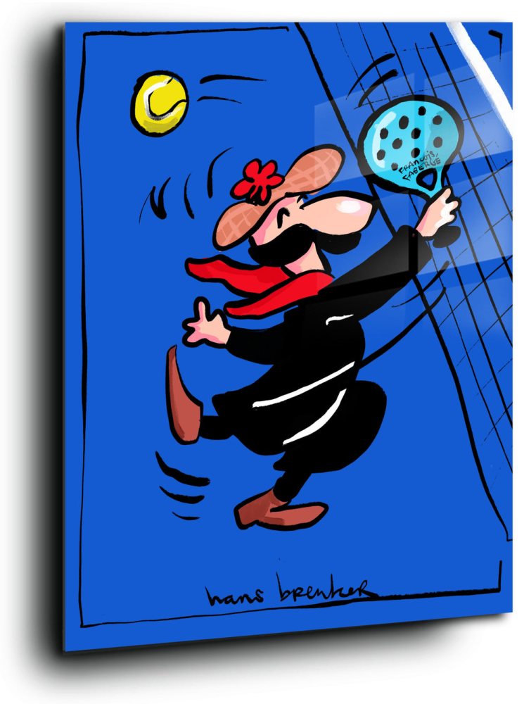 Padel artwork– We Rule the Net We rule the net.