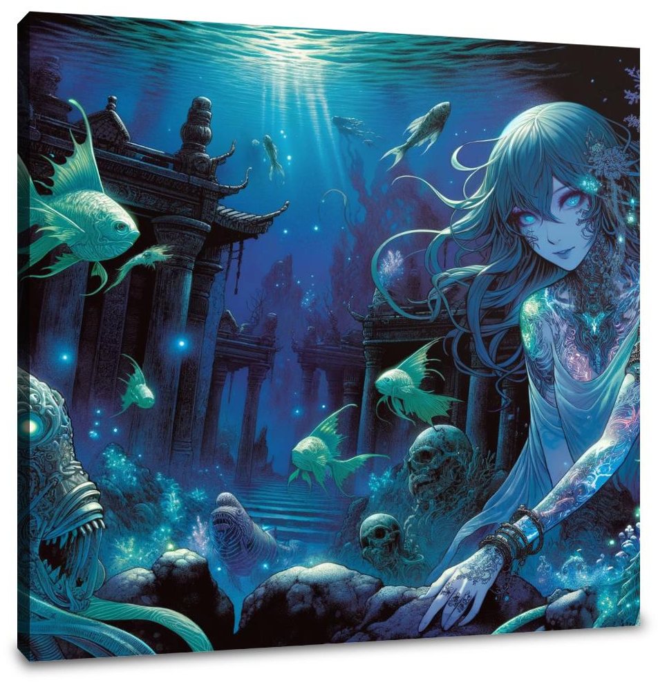 Abyssal Guardian Canvas