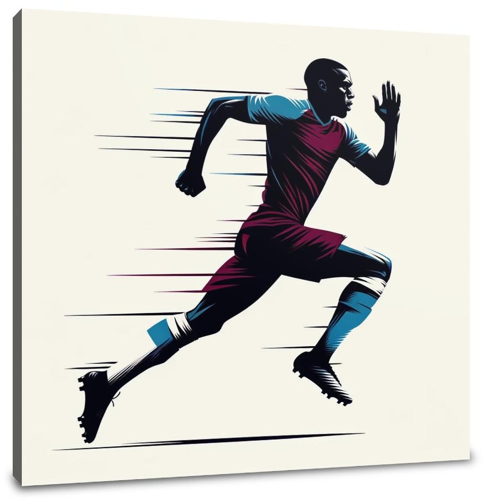 London Claret Rush Canvas