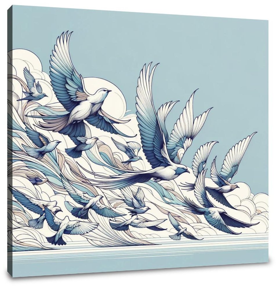Avian Elegance Canvas