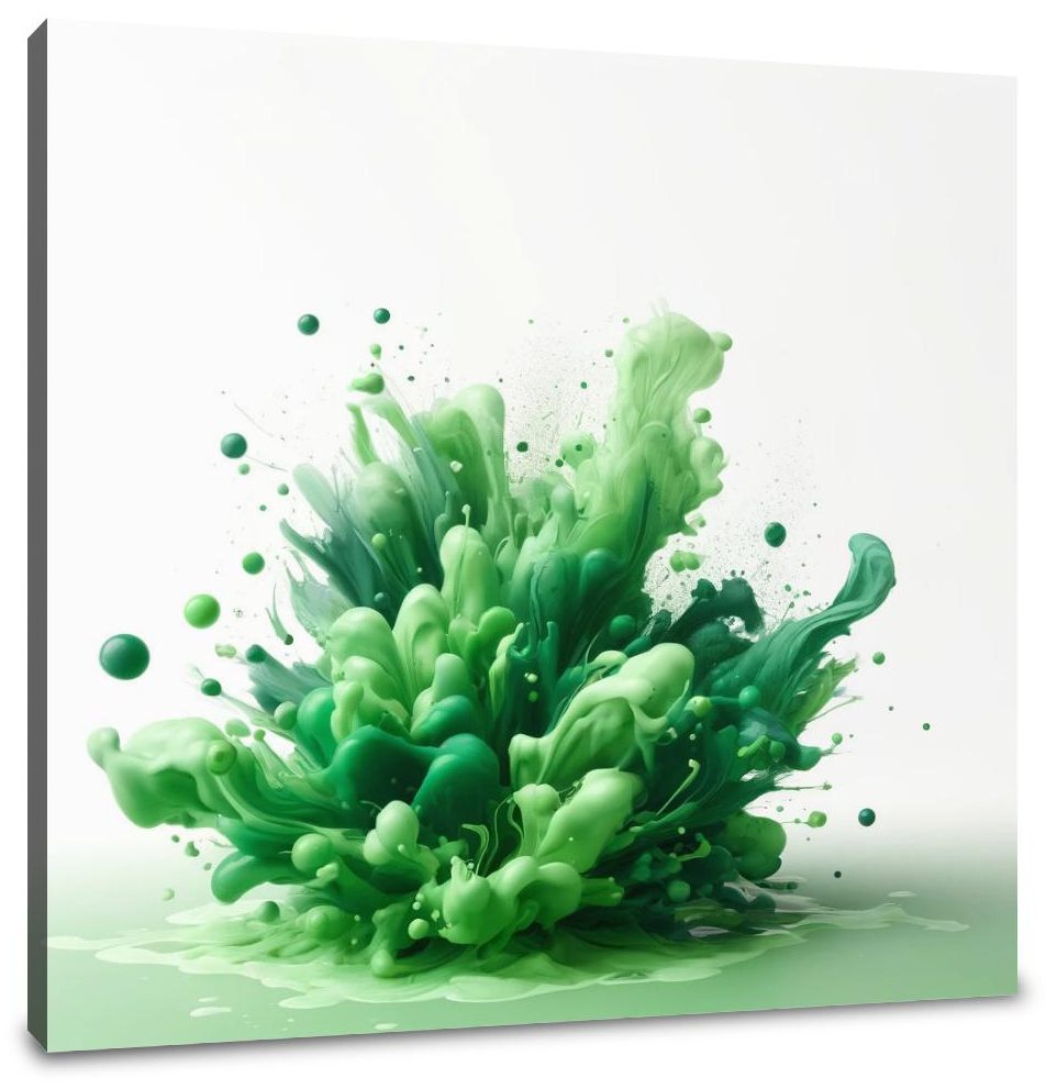 Green Tranquility Canvas