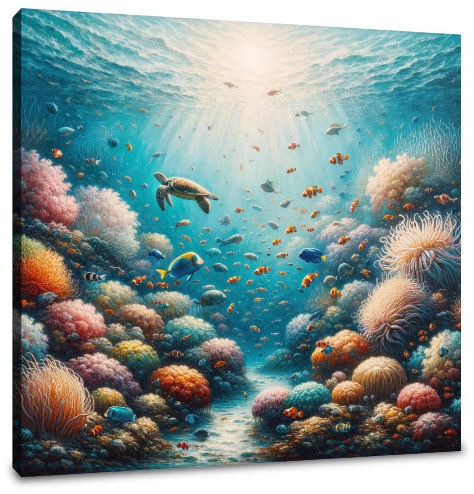 Ocean Depths Art Canvas