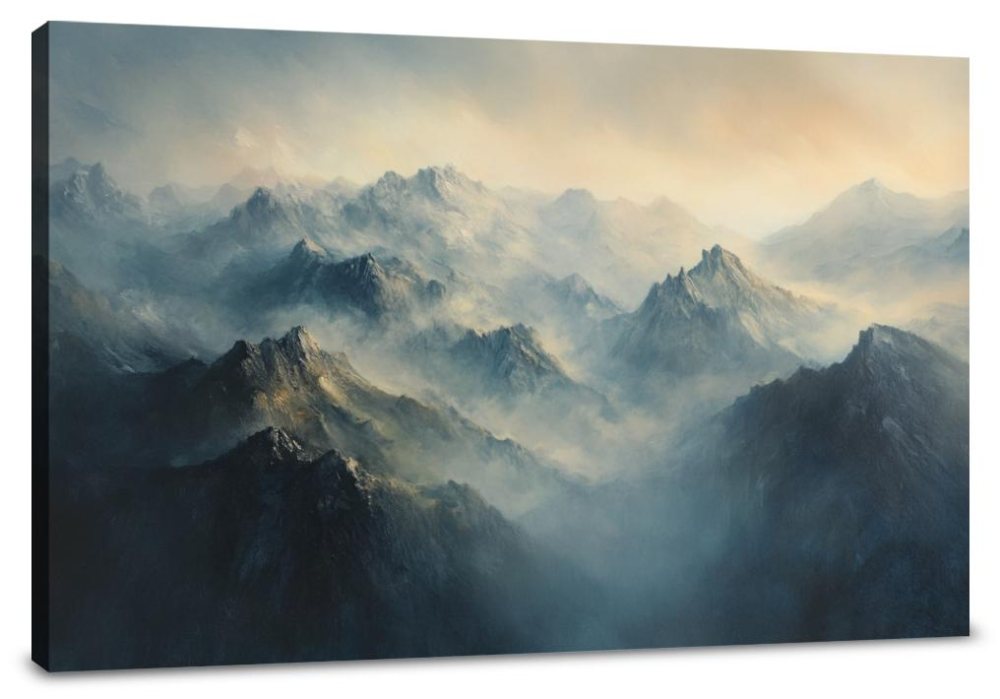 The Whispering Peaks Canvas