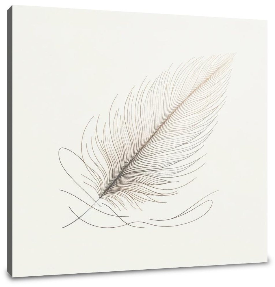 Gentle Feather Canvas