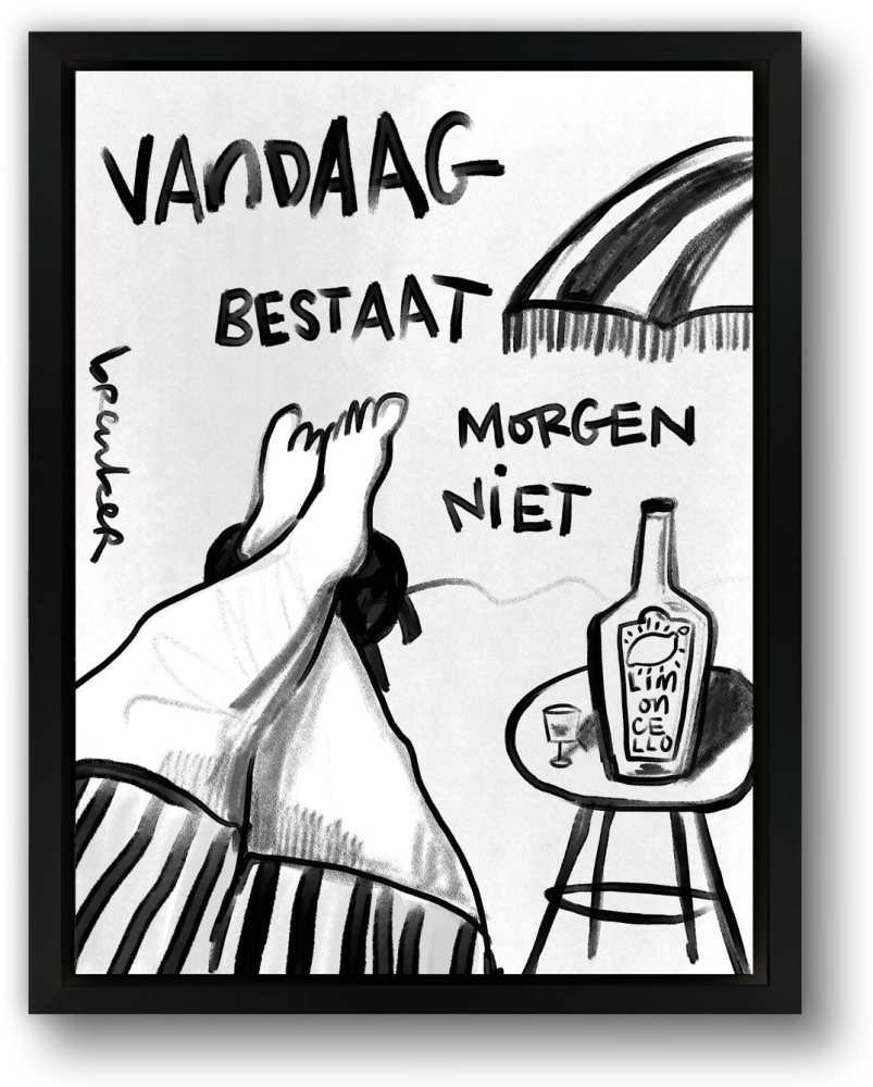vandaag bestaat, morgen niet