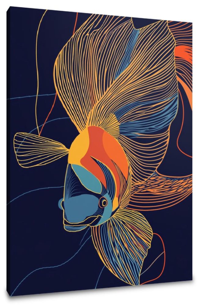 Tropical Fish Symphony Canvas