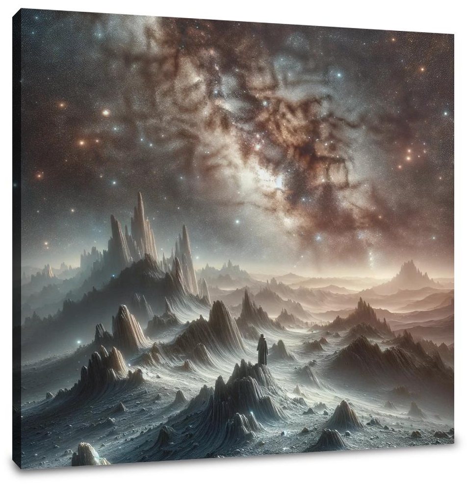 Lone Explorer Canvas