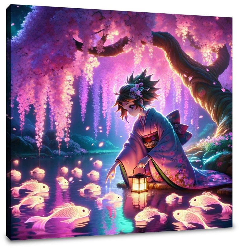 Enchanted Sakura Serenity Canvas