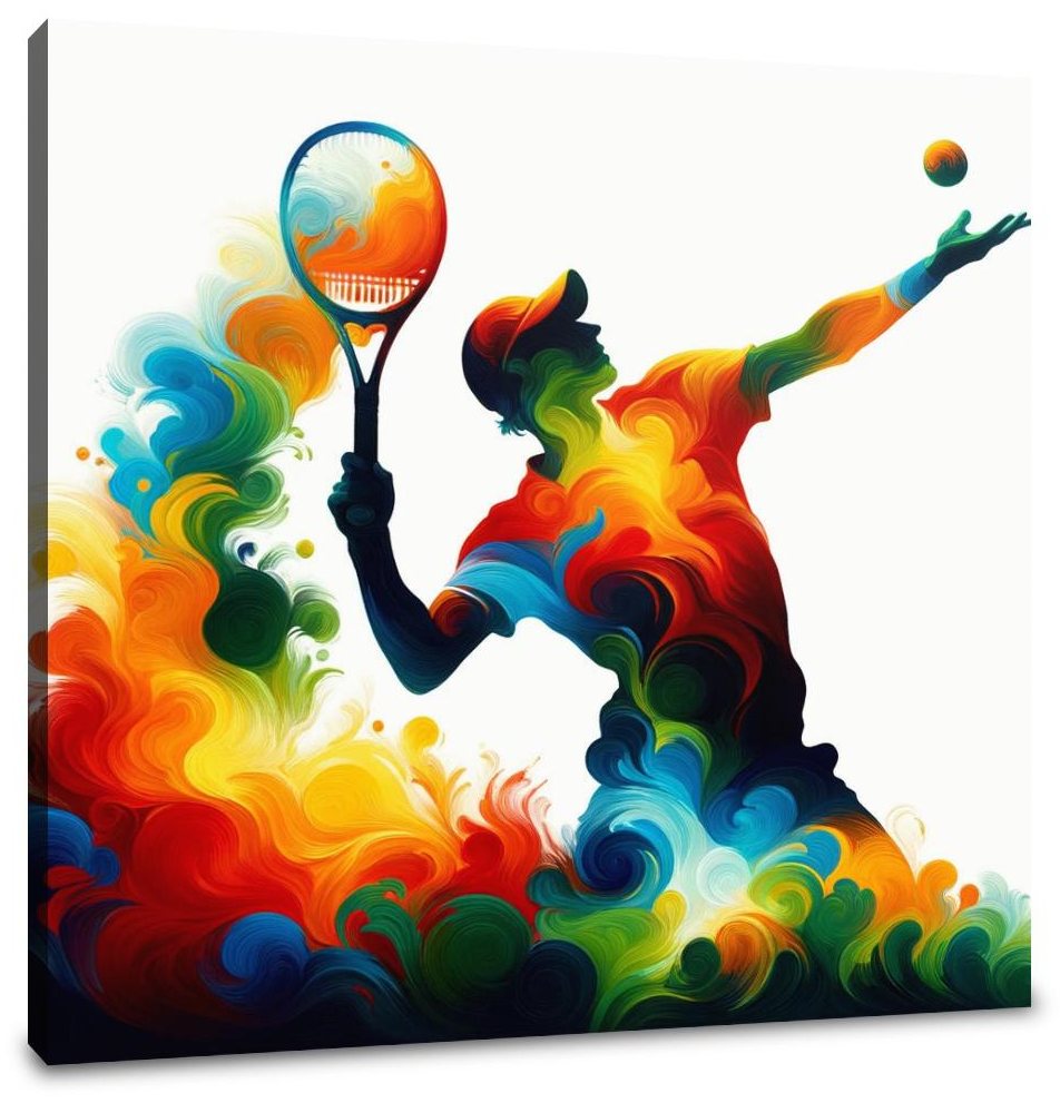 Serve and Swirl Canvas