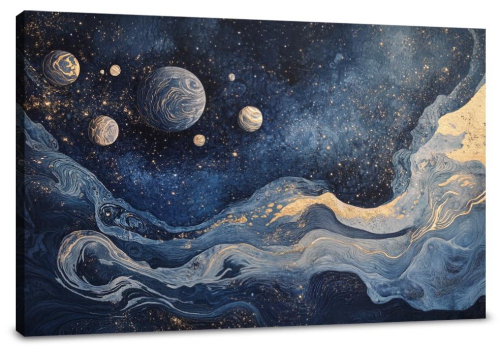 Cosmic Harmony Canvas