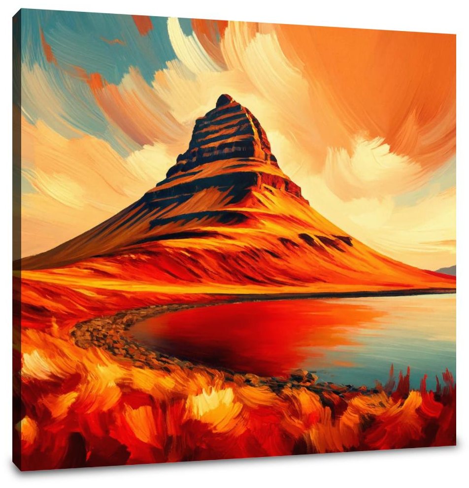 Kirkjufell Warmth Canvas